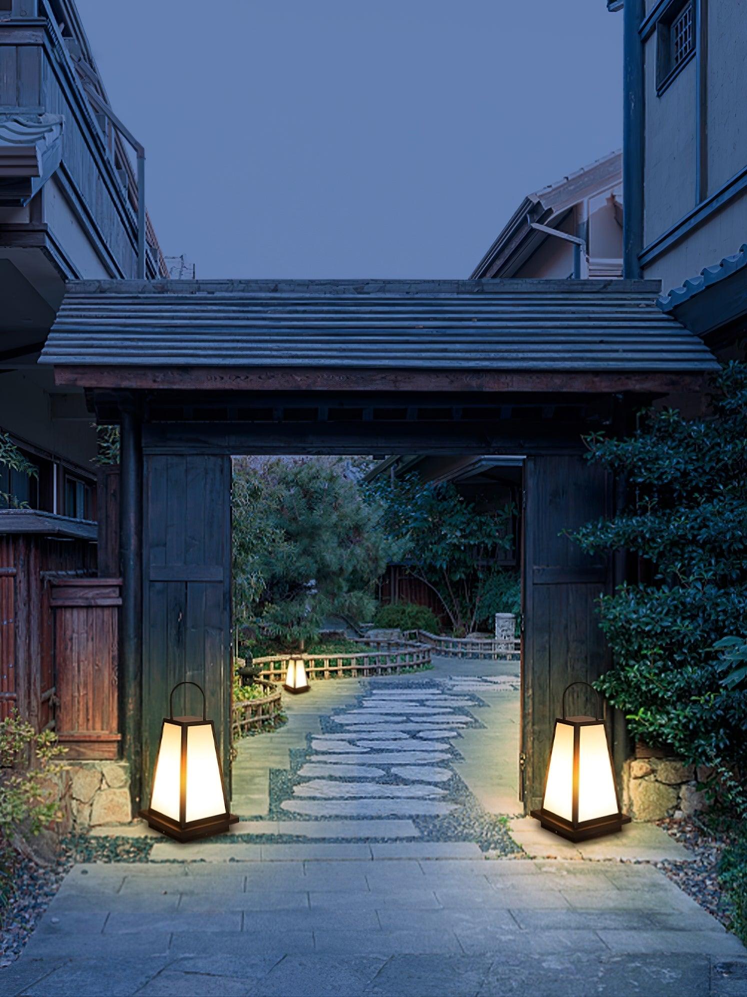 Solar Outdoor Lantern | Stainless Steel & Acrylic | Warm Light, 50cm