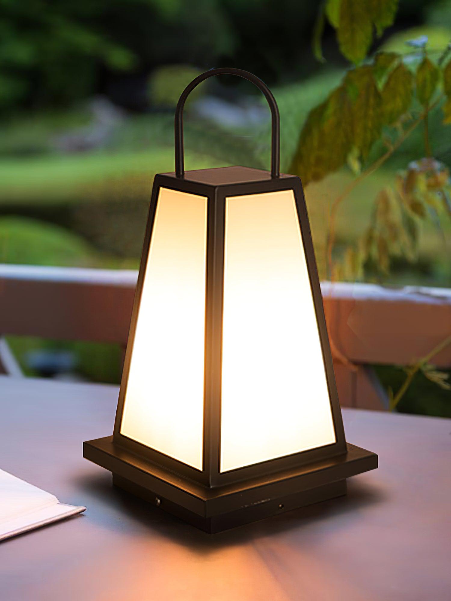 Outdoor Lantern | Stainless Steel & Acrylic | Black & White