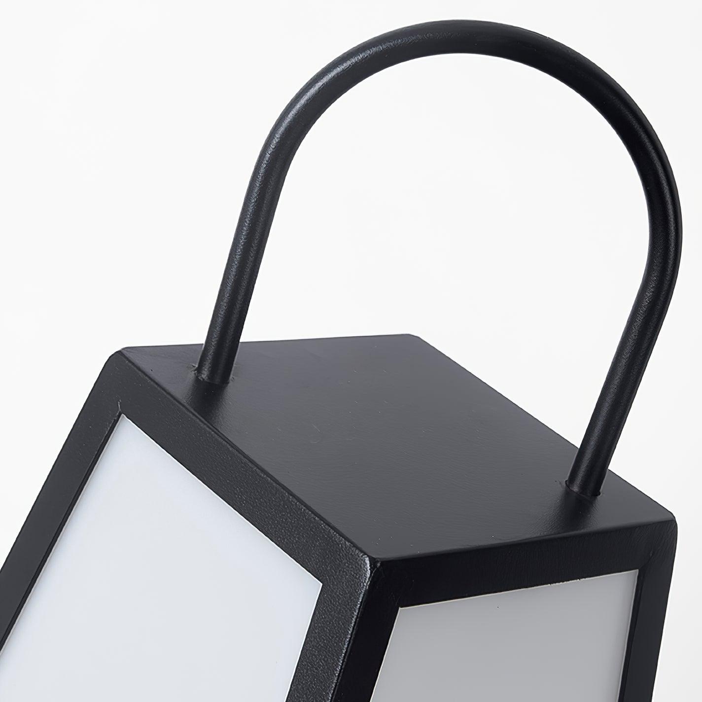 Outdoor Lantern | Stainless Steel & Acrylic | Black & White