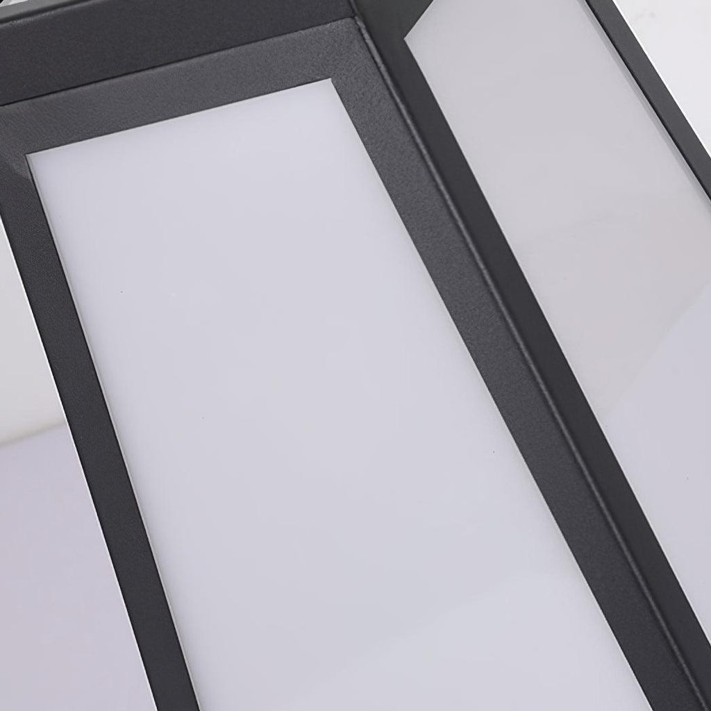 Outdoor Lantern | Stainless Steel & Acrylic | Black & White