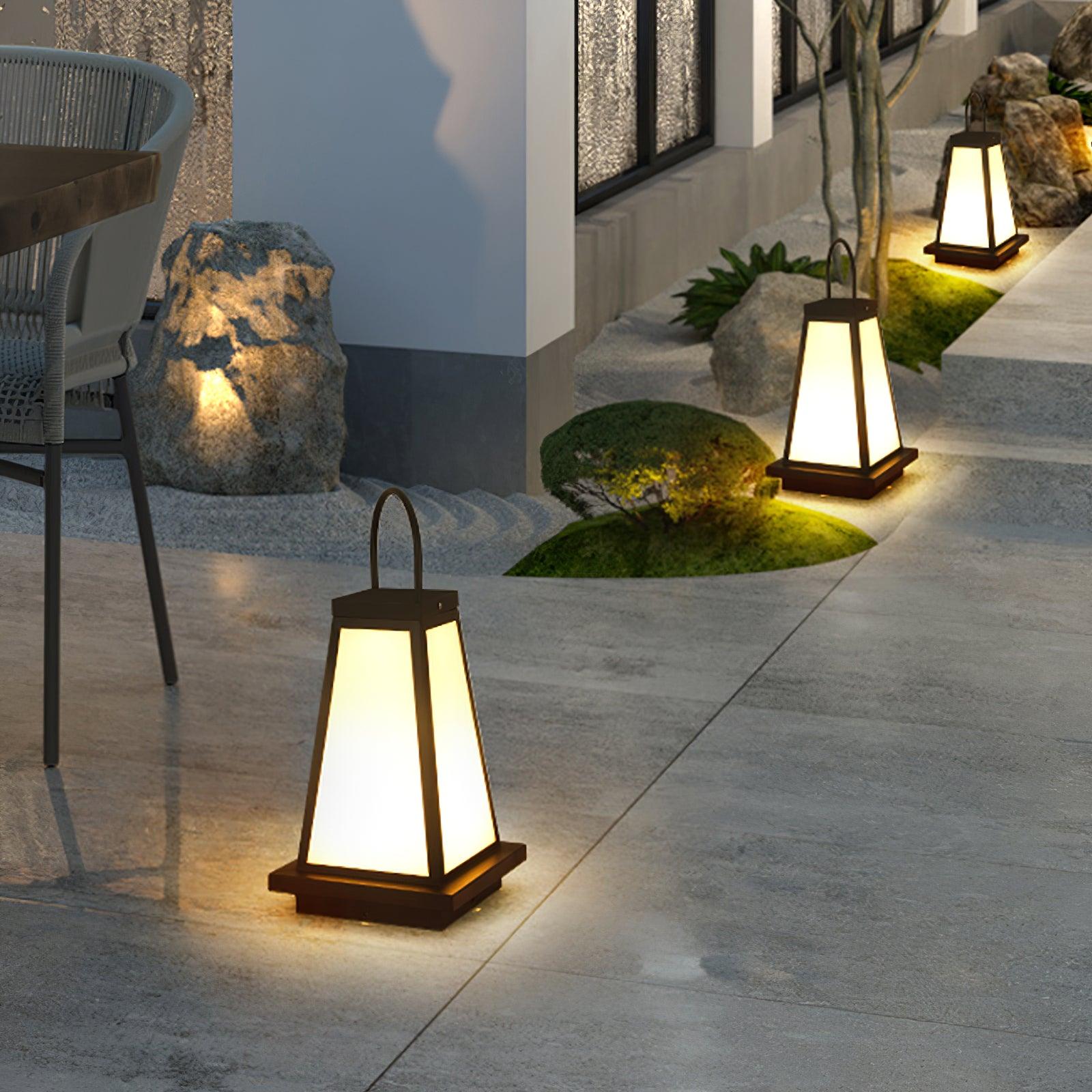 Outdoor Lantern | Stainless Steel & Acrylic | Black & White