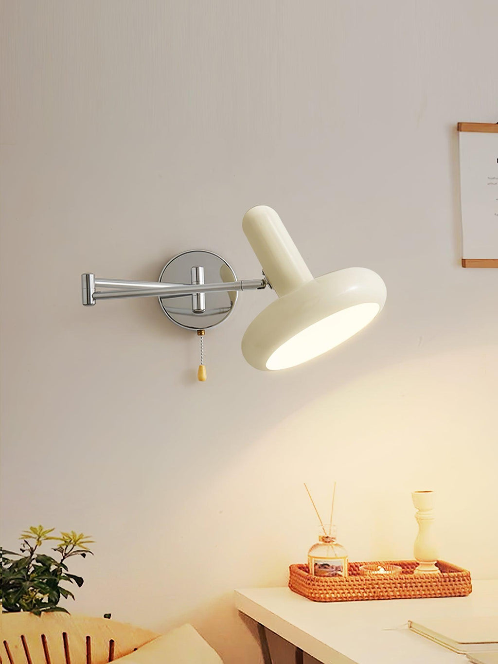 Rocker Wall Light | Cream Finish | Set of 2
