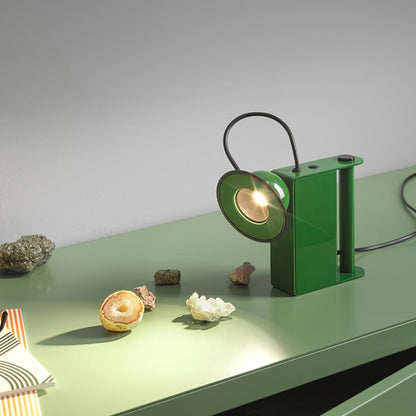 Roland Camera Desk Lamp | Adjustable Metal Light | Black, Green, Beige, Red
