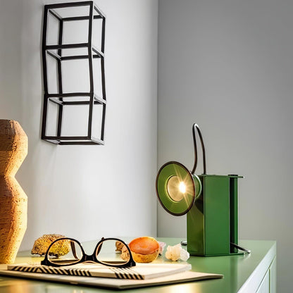 Roland Camera Desk Lamp | Adjustable Metal Light | Black, Green, Beige, Red