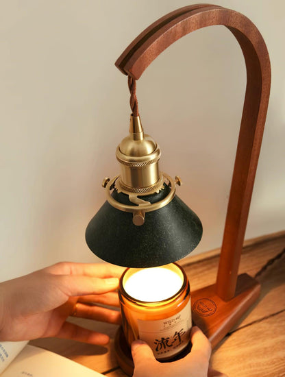 Romi Table Lamp | Handmade Alabaster & Brass | Gold and White