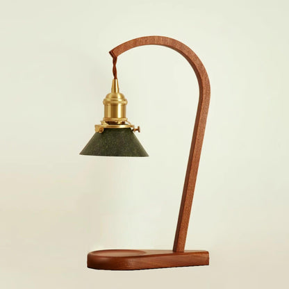 Romi Table Lamp | Handmade Alabaster & Brass | Gold and White