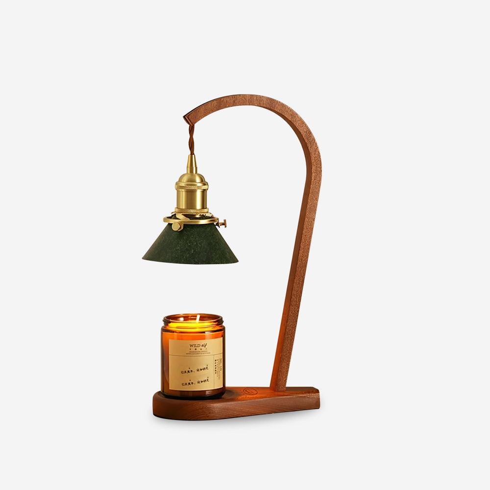Romi Table Lamp | Handmade Alabaster & Brass | Gold and White
