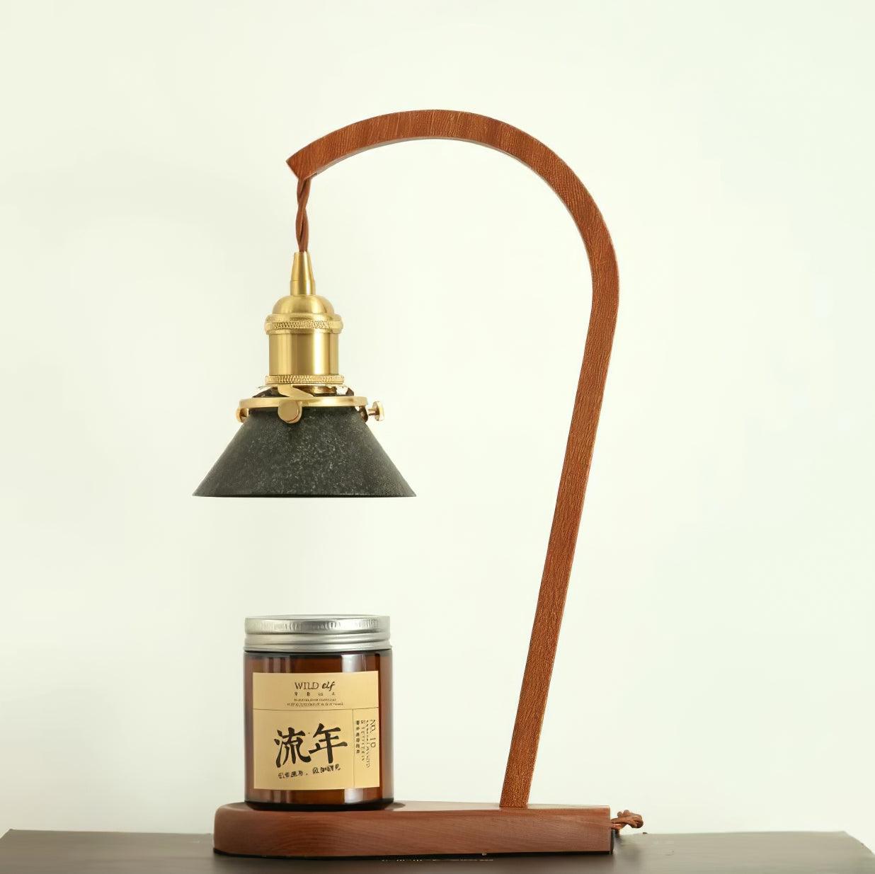 Romi Table Lamp | Handmade Alabaster & Brass | Gold and White