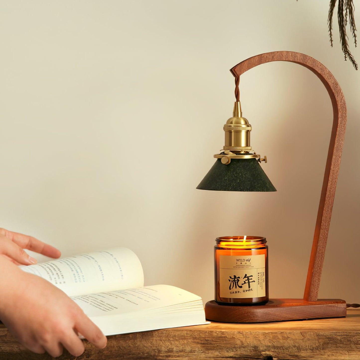 Romi Table Lamp | Handmade Alabaster & Brass | Gold and White