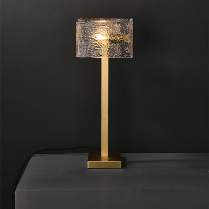 Roosevelt Table Lamp | Brass & Glass | Gold Finish