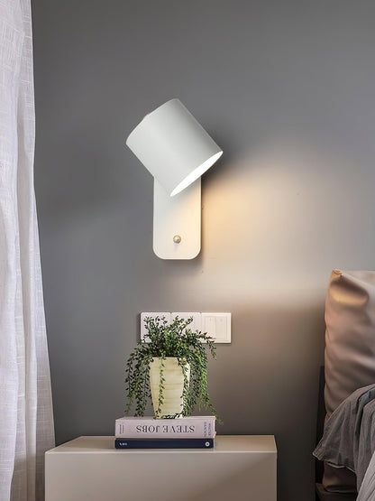 Rotatable Cylinder Wall Lamp | Metal | Macaron Colors
