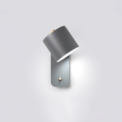 Rotatable Cylinder Wall Lamp | Metal | Macaron Colors