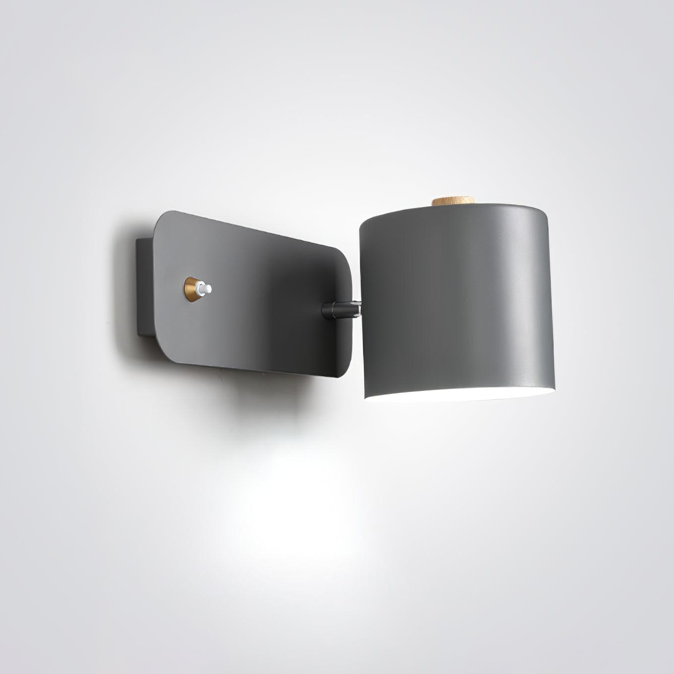Rotatable Cylinder Wall Lamp | Metal | Macaron Colors