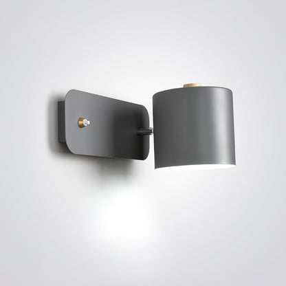 Rotatable Cylinder Wall Lamp | Metal | Macaron Colors