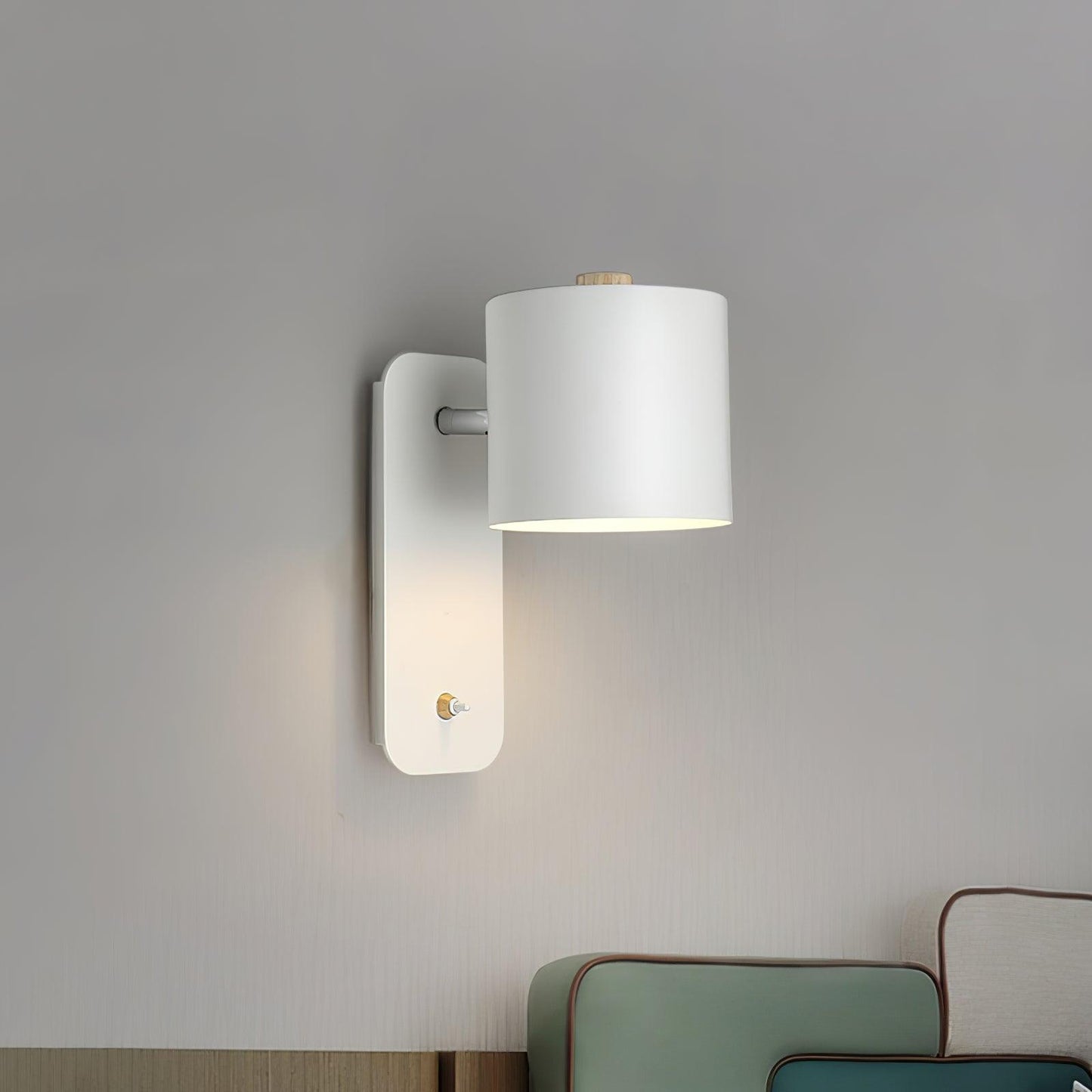 Rotatable Wall Lamp | Metal | Macaron Colors