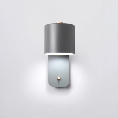 Rotatable Cylinder Wall Lamp | Metal | Macaron Colors