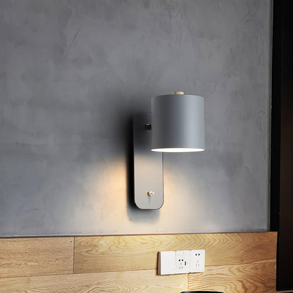Rotatable Cylinder Wall Lamp | Metal | Macaron Colors