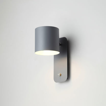 Rotatable Cylinder Wall Lamp | Metal | Macaron Colors