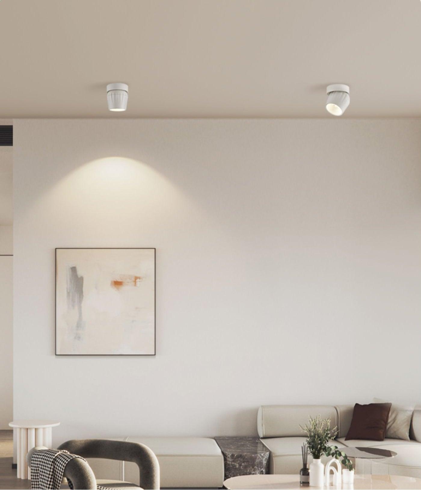 Ceiling Spotlight | Rotatable Aluminum & Metal | Set of 5