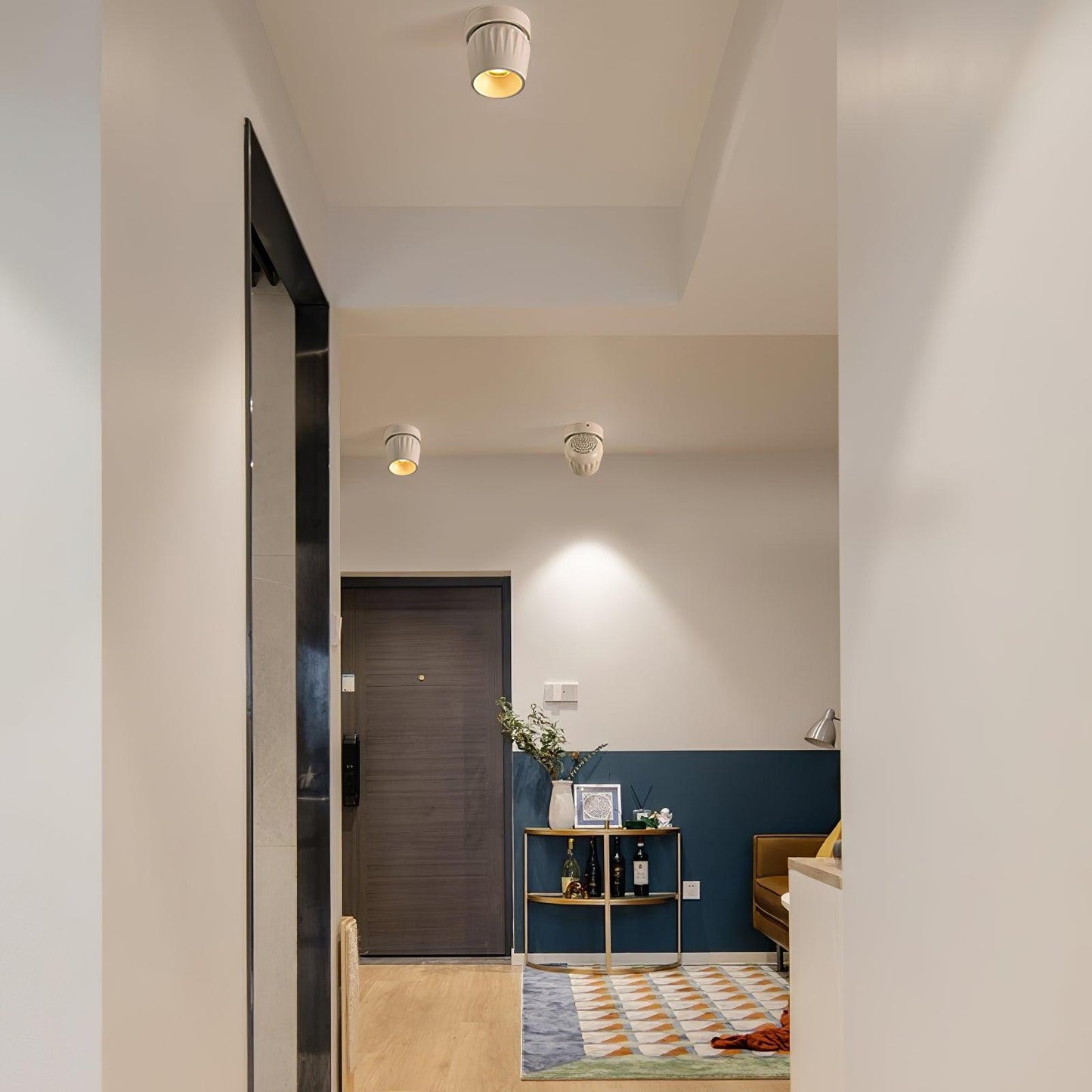 Ceiling Spotlight | Rotatable Aluminum & Metal | Set of 5