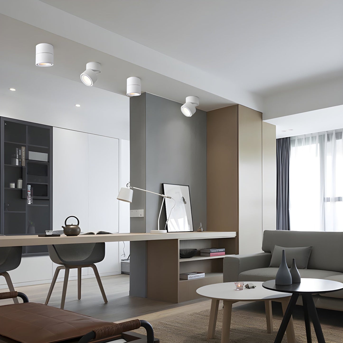Ceiling Spotlight | Metal & Aluminum | Adjustable LED Light