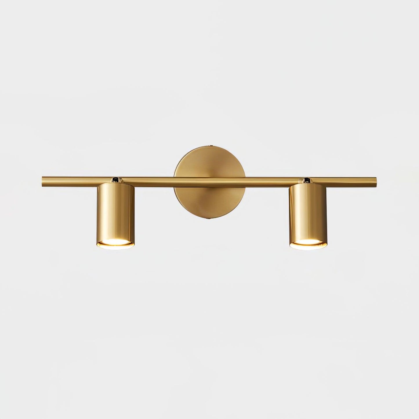 Rotatable Spotlight Wall Light | Brass & Acrylic | 2, 3, or 4 Light Heads