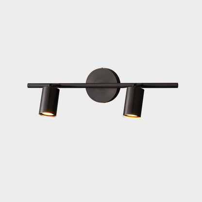 Rotatable Spotlight Wall Light | Brass & Acrylic | 2, 3, or 4 Light Heads