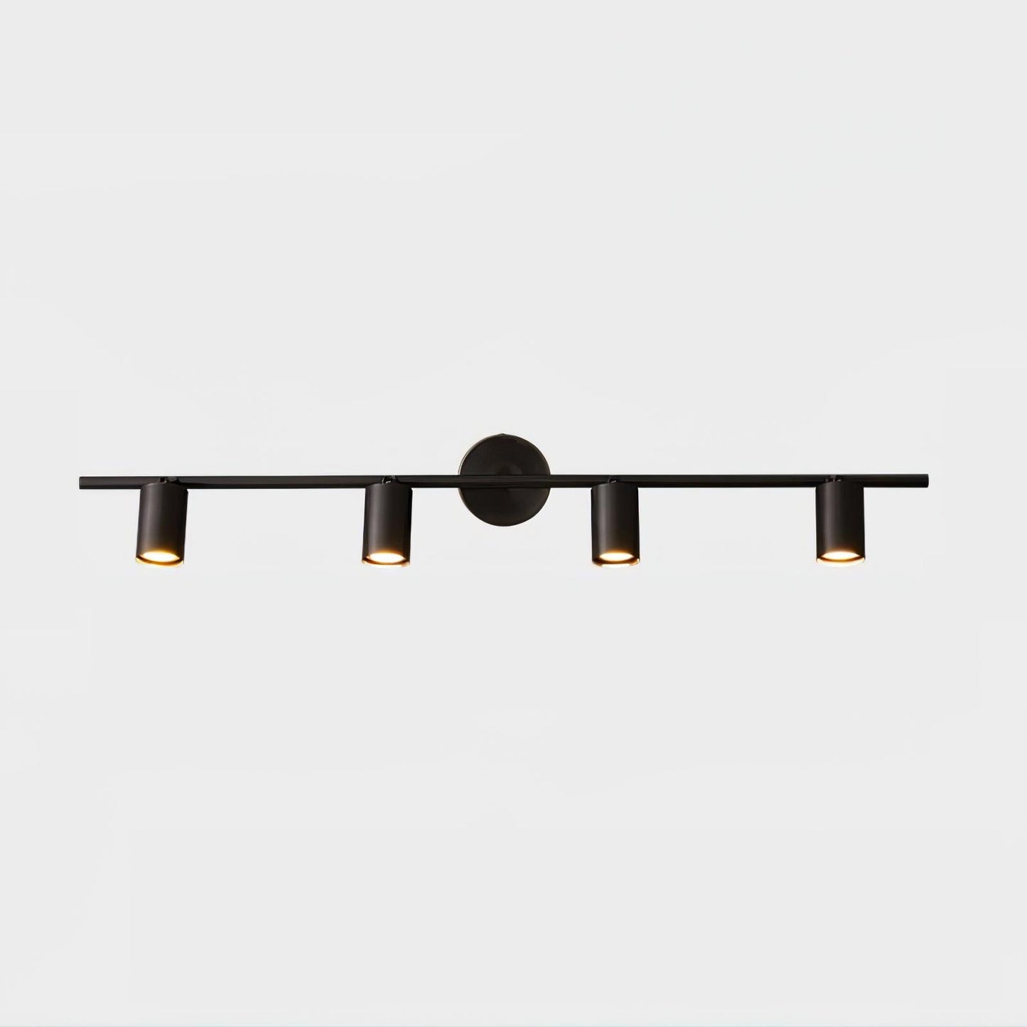 Rotatable Spotlight Wall Light | Brass & Acrylic | 2, 3, or 4 Light Heads