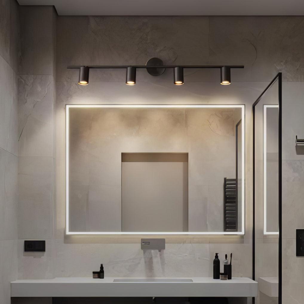Rotatable Spotlight Wall Light | Brass & Acrylic | 2, 3, or 4 Light Heads