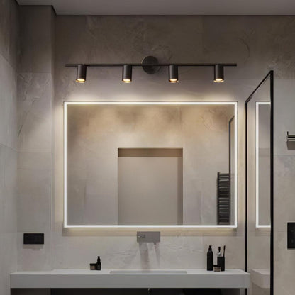 Rotatable Spotlight Wall Light | Brass & Acrylic | 2, 3, or 4 Light Heads
