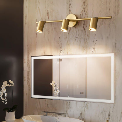 Rotatable Spotlight Wall Light | Brass & Acrylic | 2, 3, or 4 Light Heads