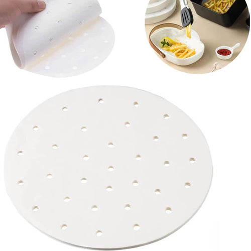 100 Pcs Air Fryer Disposable Paper Liner Airflow Parchment Circles