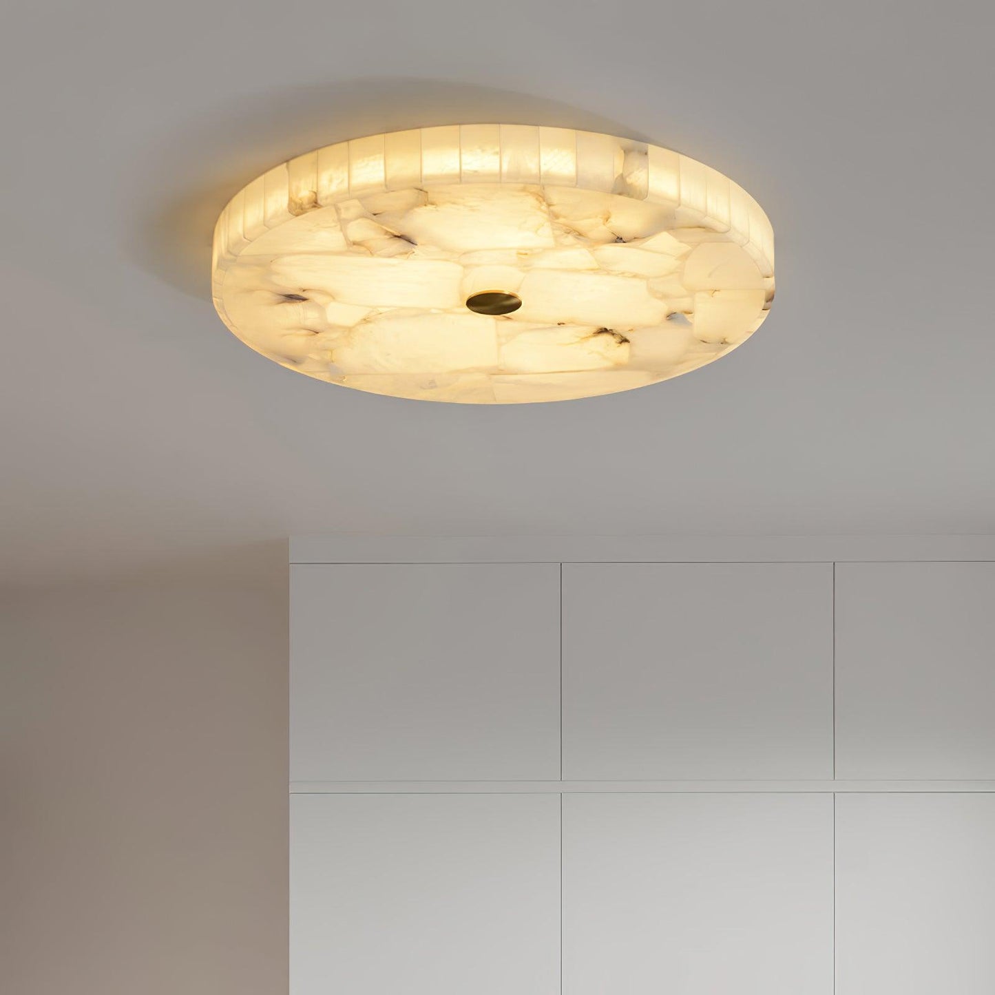 Alabaster Ceiling Lamp | Genuine Alabaster | Multiple Sizes Available