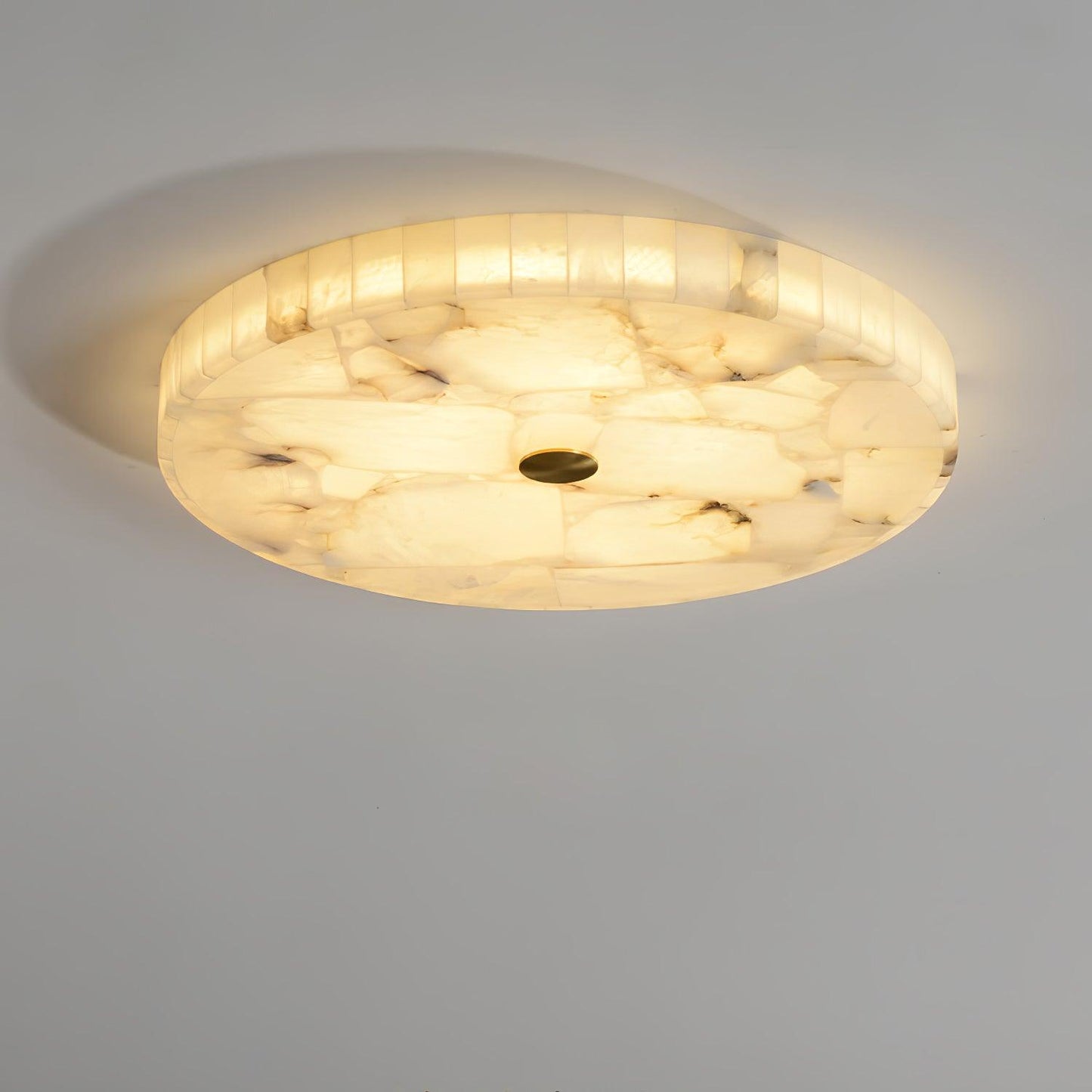 Alabaster Ceiling Lamp | Genuine Alabaster | Multiple Sizes Available