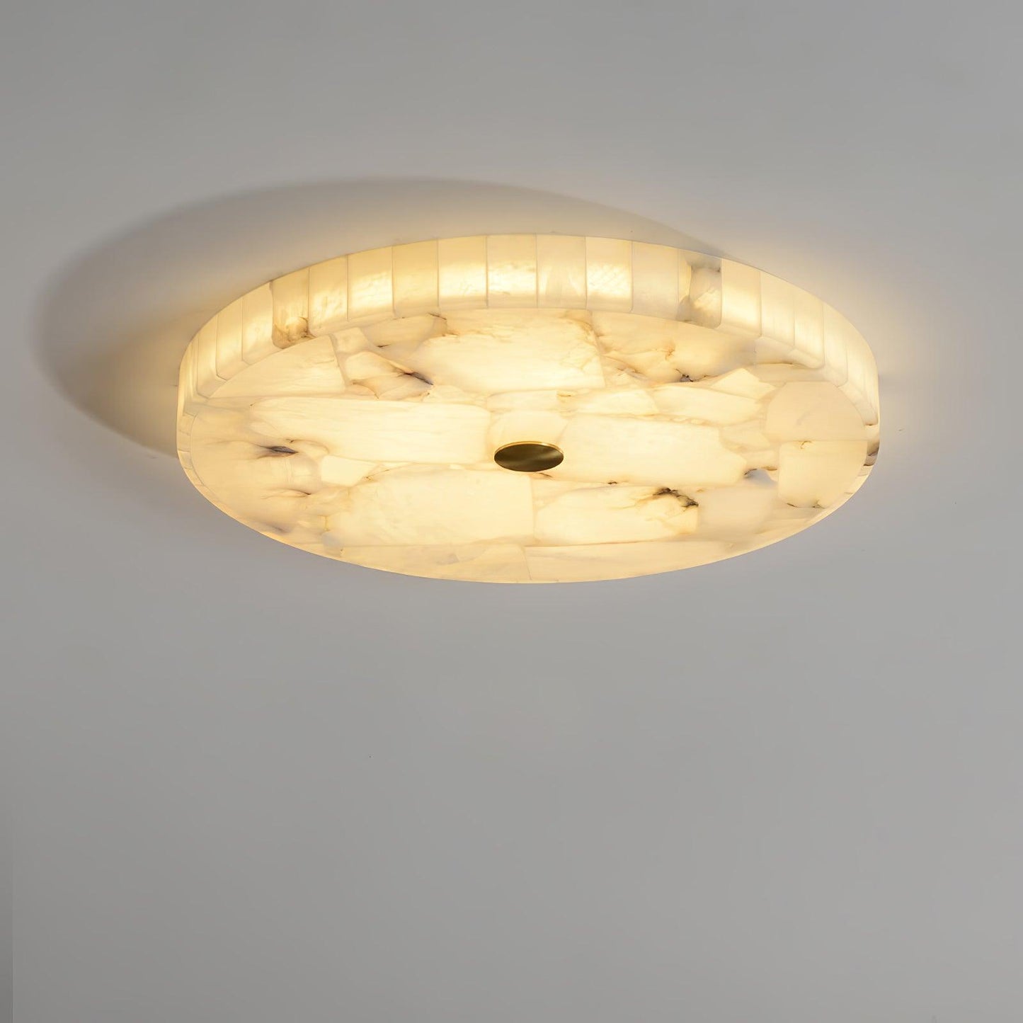 Alabaster Ceiling Lamp | Genuine Alabaster | Multiple Sizes Available