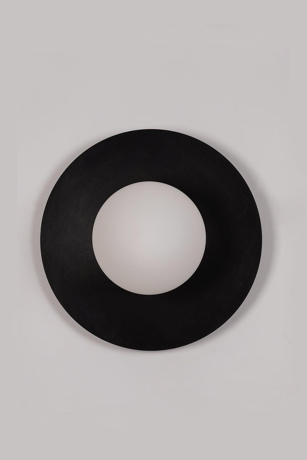 Round Glass Wall Lamp | Glass & Iron | 20cm or 30cm Diameter