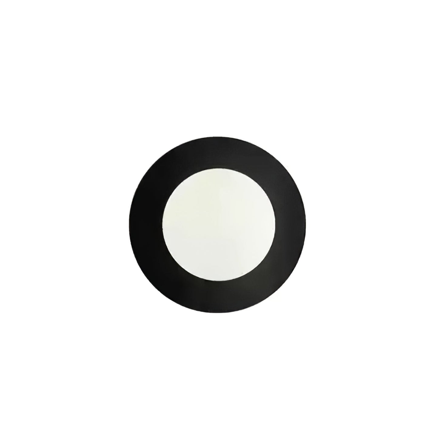 Round Glass Wall Lamp | Glass & Iron | 20cm or 30cm Diameter