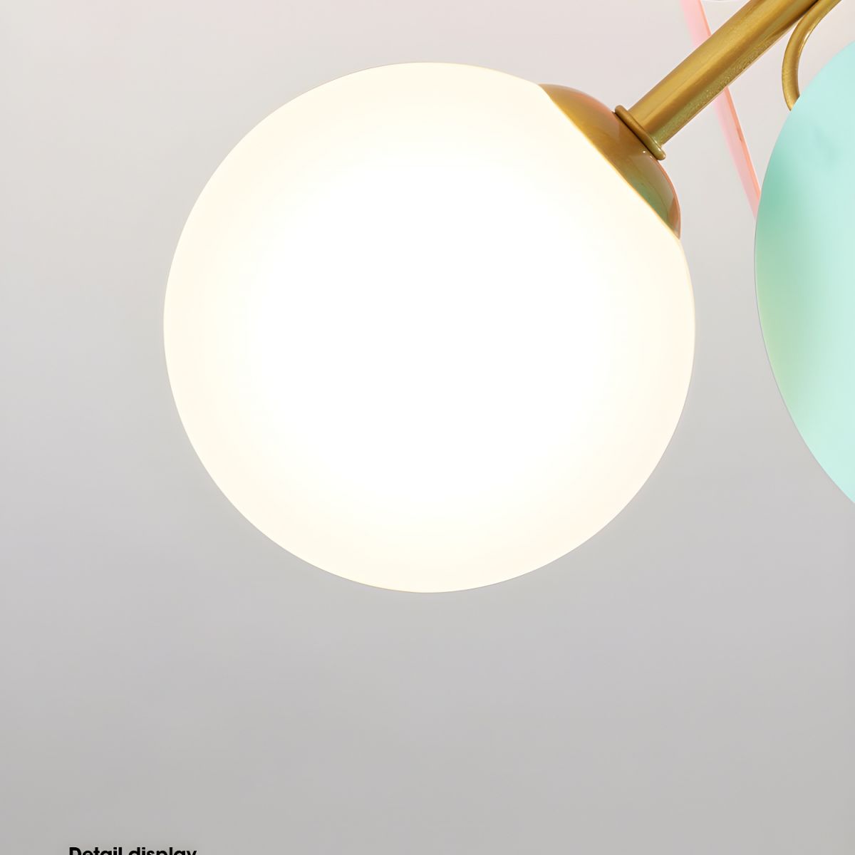 Macaron Ceiling Lamp | Metal & Glass | Colorful Options