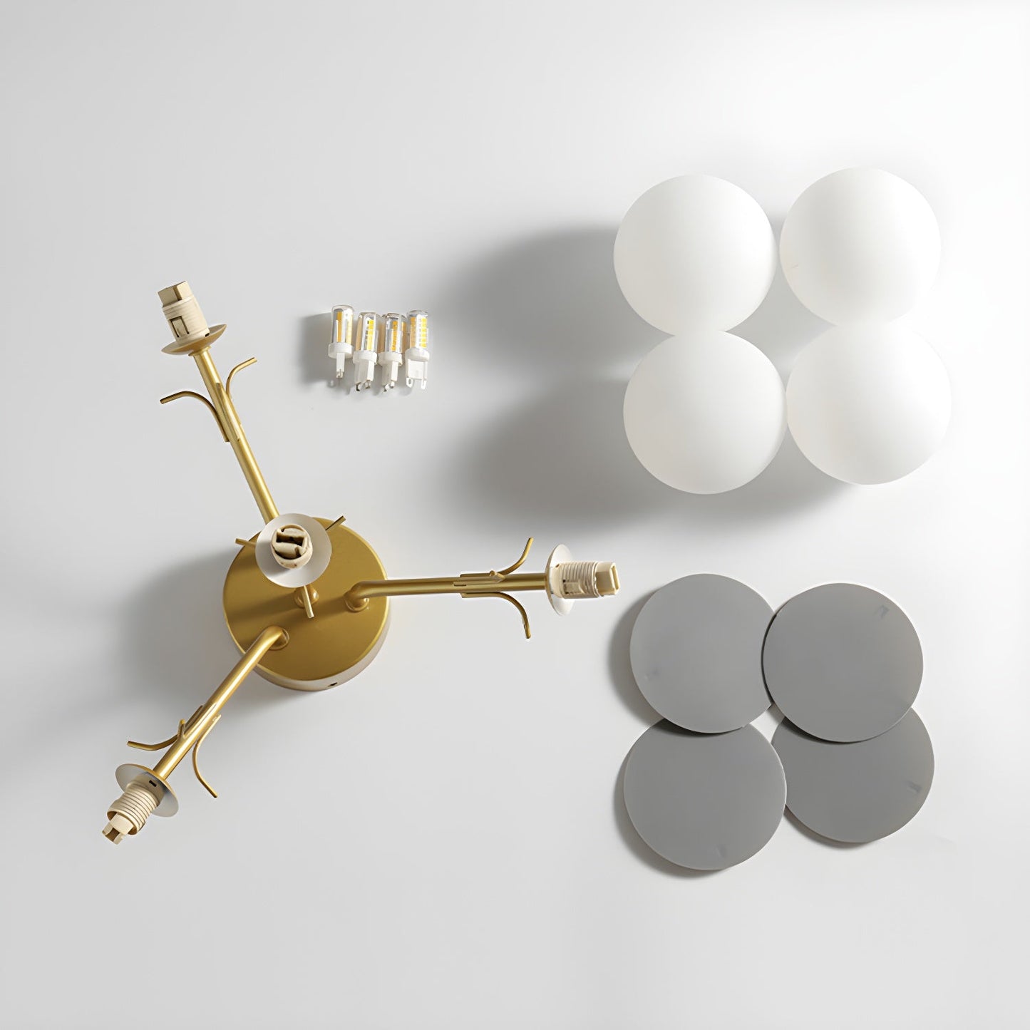 Macaron Ceiling Lamp | Metal & Glass | Colorful Options
