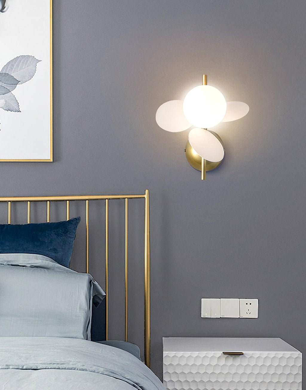 Macaron Wall Lamp | Colorful Metal & Glass | Set of 2