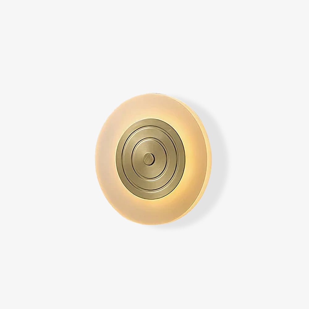 Moon Wall Lamp | Polished Brass & Acrylic | Set of 2
