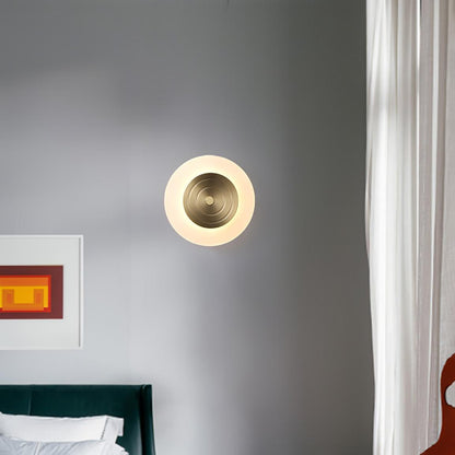 Moon Wall Lamp | Polished Brass & Acrylic | Set of 2