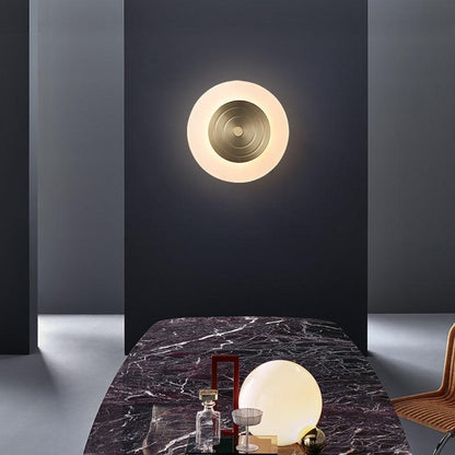 Moon Wall Lamp | Polished Brass & Acrylic | Set of 2