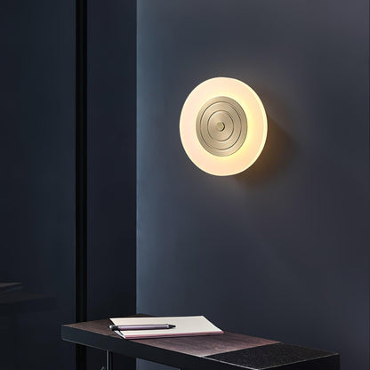 Moon Wall Lamp | Polished Brass & Acrylic | Set of 2