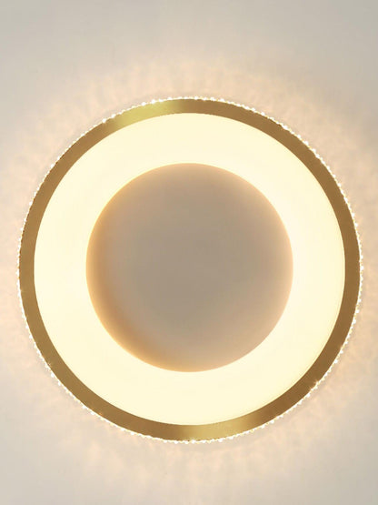 Flush Ceiling Light | Iron & Acrylic | 50cm Diameter