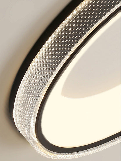 Flush Ceiling Light | Iron & Acrylic | 50cm Diameter