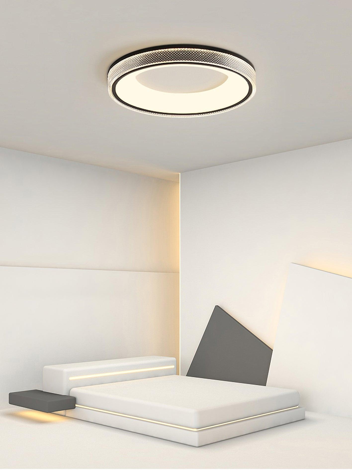 Flush Ceiling Light | Iron & Acrylic | 50cm Diameter