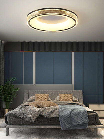 Flush Ceiling Light | Iron & Acrylic | 50cm Diameter
