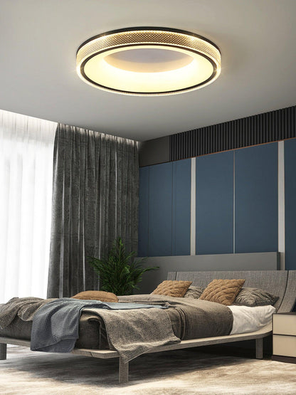 Flush Ceiling Light | Iron & Acrylic | 50cm Diameter