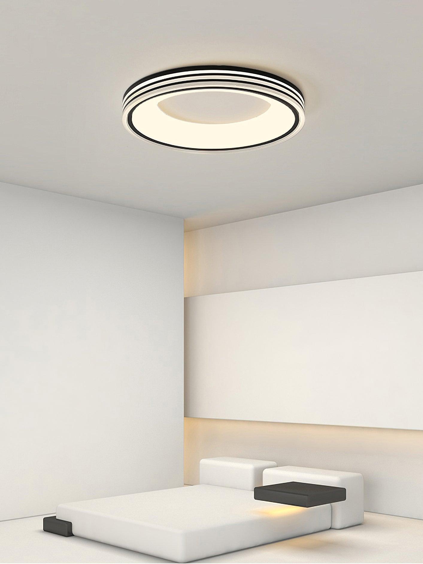 Flush Ceiling Light | Iron & Acrylic | 50cm Diameter